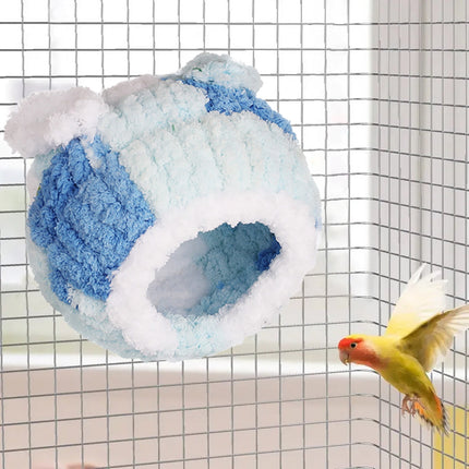Darzheoy Bird Nest, Conure Breeding House Lovebird Bed for Conure, Lovebird, Canary, Finch, Coneshape Birds, Hamster, Small Pets E.