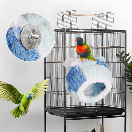 Darzheoy Bird Nest, Conure Breeding House Lovebird Bed for Conure, Lovebird, Canary, Finch, Coneshape Birds, Hamster, Small Pets E.