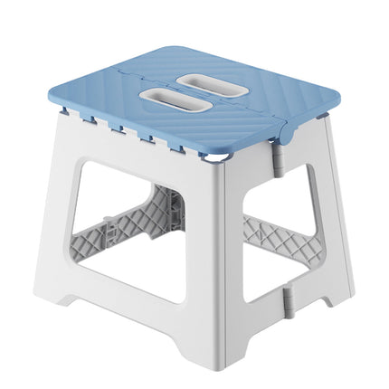 Darzheoy Adult Folding Step Stool, Foldable Stool, Suitable for Living Room, Kitchen, and Bathroom, Portable Travel Stool Blue.