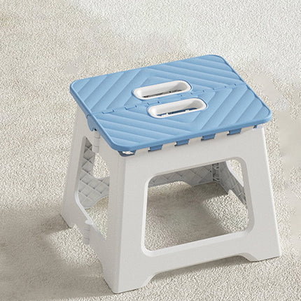 Darzheoy Adult Folding Step Stool, Foldable Stool, Suitable for Living Room, Kitchen, and Bathroom, Portable Travel Stool Blue.