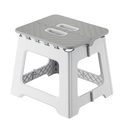 Darzheoy Adult Folding Step Stool, Foldable Stool, Suitable for Living Room, Kitchen, and Bathroom, Portable Travel Stool Gray.