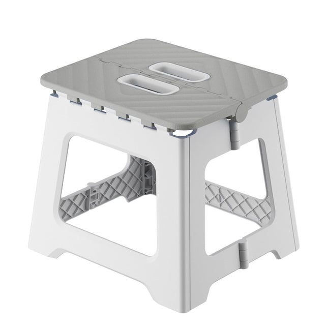 Darzheoy Adult Folding Step Stool, Foldable Stool, Suitable for Living Room, Kitchen, and Bathroom, Portable Travel Stool Gray.