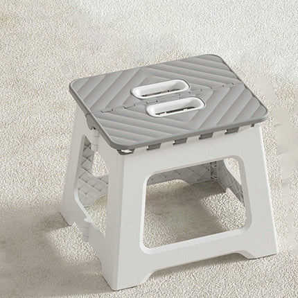 Darzheoy Adult Folding Step Stool, Foldable Stool, Suitable for Living Room, Kitchen, and Bathroom, Portable Travel Stool Gray.
