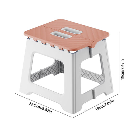 Darzheoy Adult Folding Step Stool, Foldable Stool, Suitable for Living Room, Kitchen, and Bathroom, Portable Travel Stool Pink.