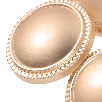 Worgeous 10 Pcs Buttons for Crafts Clothes Replacement Table Decorations Replaceable Cup Lid Travel Golden.