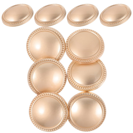 Worgeous 10 Pcs Buttons for Crafts Clothes Replacement Table Decorations Replaceable Cup Lid Travel Golden.