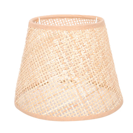 SKISUNO Khaki Rattan Floor Lamp Shade Replacement 6.7x6.7in for Study Room, 1 Piece and Stylish.