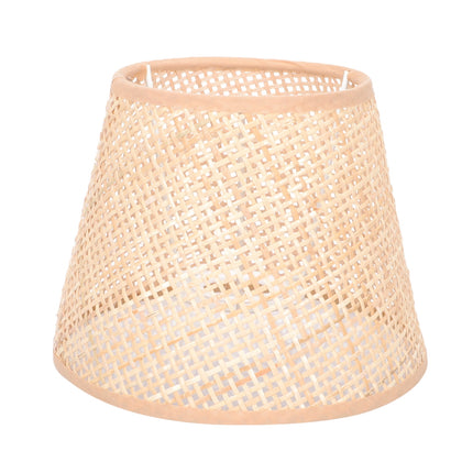 SKISUNO Khaki Rattan Floor Lamp Shade Replacement 6.7x6.7in for Study Room, 1 Piece and Stylish.