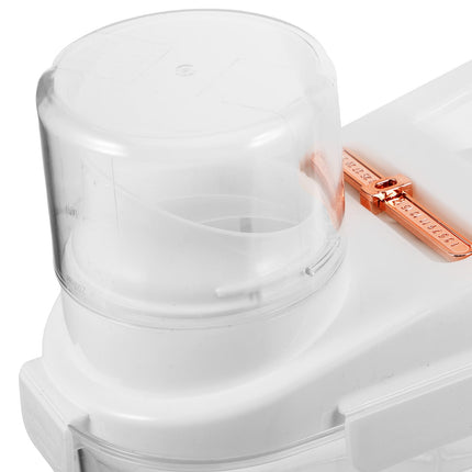 Worgeous Laundry Powder Detergent Container Transparent Laundry Detergent Dispenser Jar.