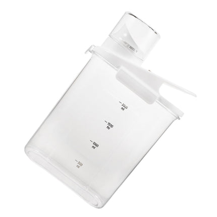 Worgeous Laundry Powder Detergent Container Transparent Laundry Detergent Dispenser Jar.
