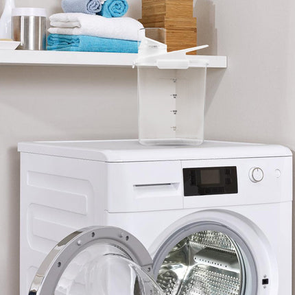 Worgeous Laundry Powder Detergent Container Transparent Laundry Detergent Dispenser Jar.