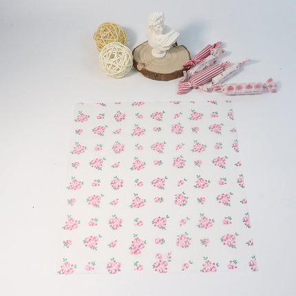 Darzheoy Wax Paper, Food Picnic Paper, 50 sheets Grease Proof Paper, Waterproof Dry Hamburger Paper Liners Wrapping Tissue for Plastic Food Basket C.