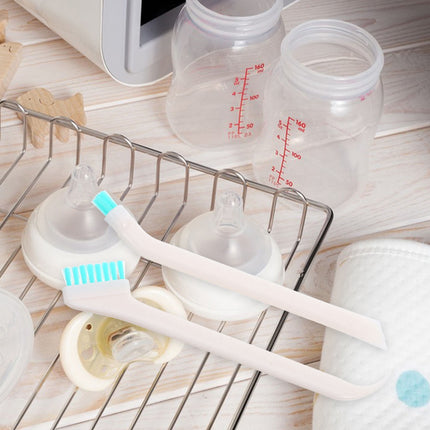 Worgeous 2pcs Portable Baby Bottle Cleaning Brush Set Small Kitchen Tools Bottle Clean.