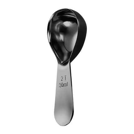 Darzheoy Coffee Scoop Stainless Steel Coffee Measuring Spoon Tablespoon Coffee Scoop Short Handle Measuring Spoon for Ground Coffee Tea Sugar Flour Coffee Scoop (30ml) E.