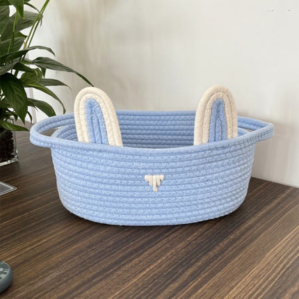 Chmadoxn Adorable Easter Bunny Basket for Kids - Perfect Easter Gift, Cute Easter Bucket Bags with Rabbit Ears for Easter Eggs Hunting, Affordable & Festive Spring Decor As Show A.