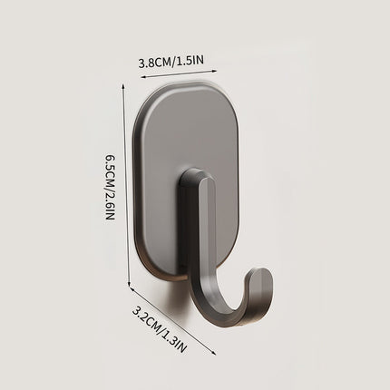 Darzheoy Magnetic Hook for Kitchen Refrigerator, Magnets Hooks Key Towel Storage Holder Bathroom Hangers, Strong Magnet Bar Hooks Storage Hanger Hanging Kitchen Utensil Black.