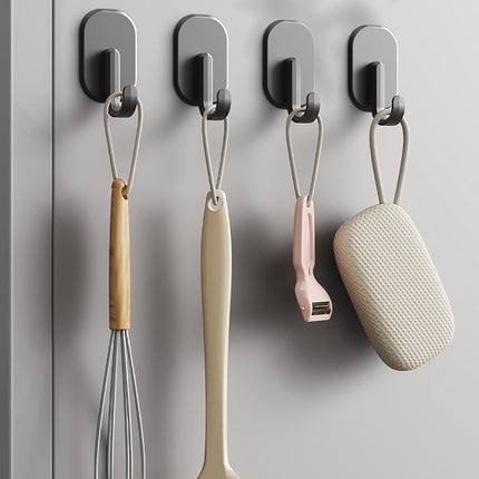 Darzheoy Magnetic Hook for Kitchen Refrigerator, Magnets Hooks Key Towel Storage Holder Bathroom Hangers, Strong Magnet Bar Hooks Storage Hanger Hanging Kitchen Utensil Black.
