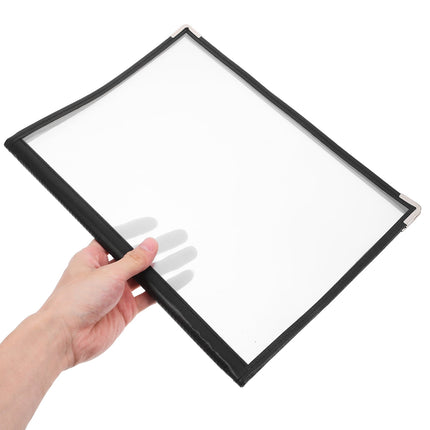 WORGEOUS Menu Covers for Restaurant Poster Display Rack Recipe Folder.