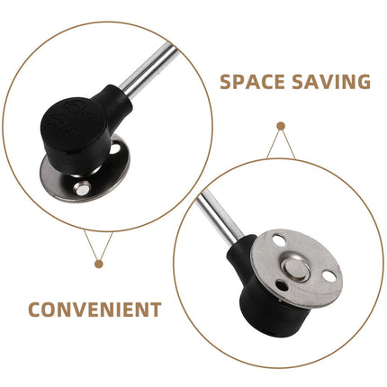 HOOWIFFY Lid Stay Support Hinge Soft Close Hinges For Cabinet Doors Aluminium Alloy 1Pcs.
