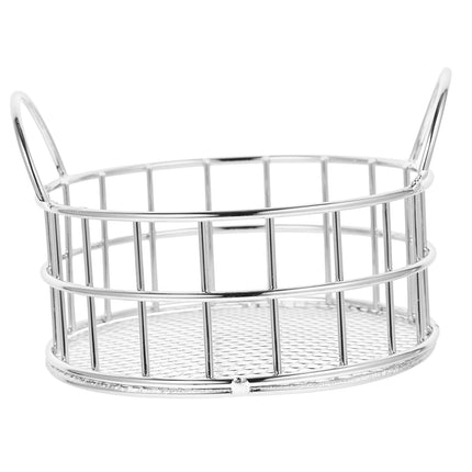 HOOWIFFY Metal Storage Basket for Home and Office, Organizer for Kitchen, Desk, Bathroom, and More.