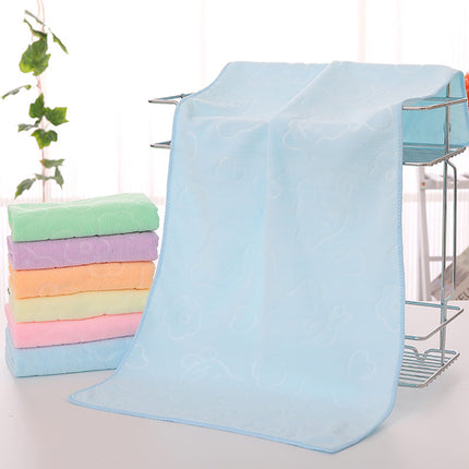 AYktou Bath Towels 3 Pack Cotton Bathroom Set,Contains a Bath Towels 28*56",a Hand Towels 12*12",a Face Towels 12*28",Soft Compact & Lightweight,for Gym Camp Beach and Daily Use Purple.
