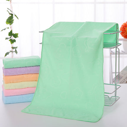 AYktou Bath Towels 3 Pack Cotton Bathroom Set,Contains a Bath Towels 28*56",a Hand Towels 12*12",a Face Towels 12*28",Soft Compact & Lightweight,for Gym Camp Beach and Daily Use White.