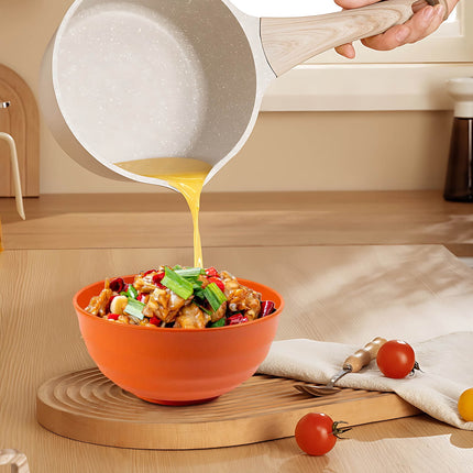 Kdkad Serviceable Plastic Cereal Bowls - Large Dishwasher-Safe Shatterproof Bowls for Soup, Salad & Snacks | Lightweight, Stackable Kitchenware for Home, Office & Restaurant Use As Show Blue1.