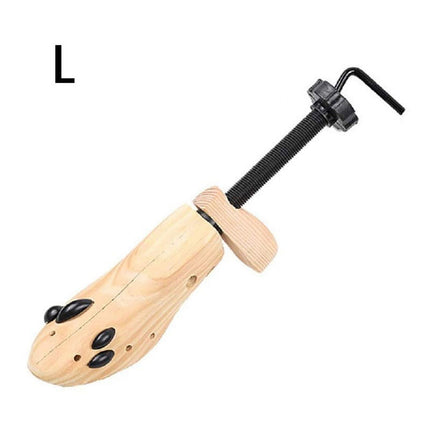 Darzheoy Shoe Stretcher for Men and Women Professional Shoe Adjustable Width & Length, Size 42-46, Wood (Includes Only 1 Shoe Stretcher) S Brown.