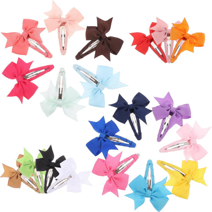 SKISUNO Decorative Hair Clip Girls 20Pcs 2.8X2.2In.