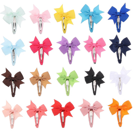 SKISUNO Decorative Hair Clip Girls 20Pcs 2.8X2.2In.