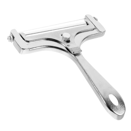 WHAMVOX Adjustable Stainless Steel Cheese Slicer Handheld Cutter Shaver for Easy Cheese Slicing and Serving.