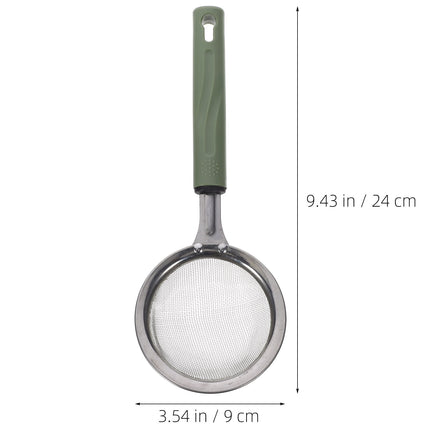 WHAMVOX Sifters Liquid Strainer Extra Fine Mesh Stainless Steel Colander.