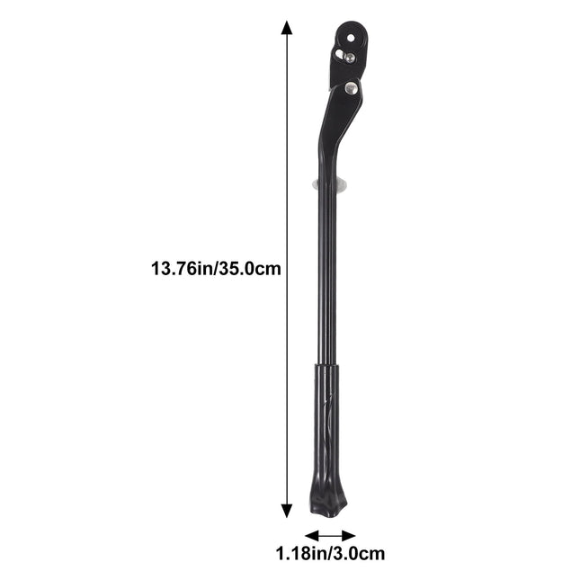 WHAMVOX Adjustable Rear Kickstand for Mountain Bikes Rack Support Black.
