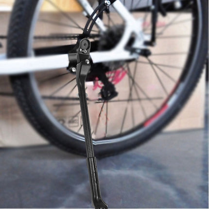 WHAMVOX Adjustable Rear Kickstand for Mountain Bikes Rack Support Black.