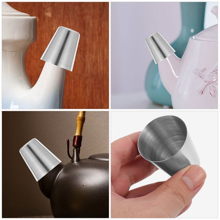 WHAMVOX 2-Pack Kettle Teapot Spout Lids 4x3.7x3.7 cm Replacement Parts for Tea Pots and Kettles.