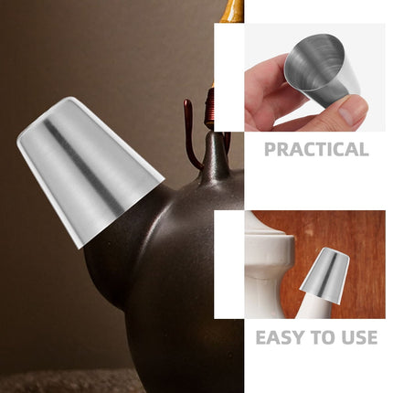 WHAMVOX 2-Pack Kettle Teapot Spout Lids 4x3.7x3.7 cm Replacement Parts for Tea Pots and Kettles.