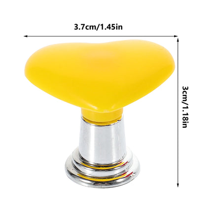 HOOWIFFY Toilet Tank Button Handle Set, Plastic Replacement, Creative Design, 4 Pieces.