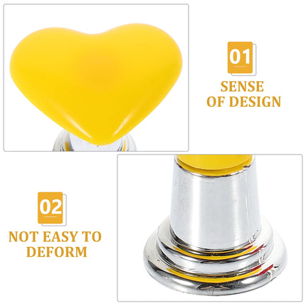 HOOWIFFY Toilet Tank Button Handle Set, Plastic Replacement, Creative Design, 4 Pieces.