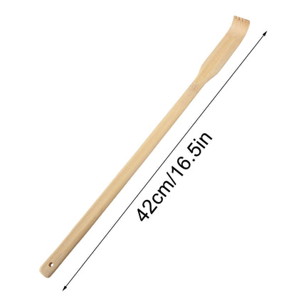 Darzheoy Bamboo Back Scratcher for Adults, Back Scratcher Massage Tool, Back Scratcher Rake Itching Relief Body Relaxation Massager Multicolor.