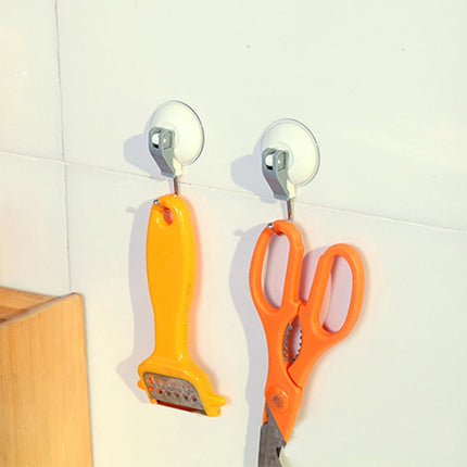 WHAMVOX 3 Pcs Suction Cup Hook Multi-purpose Heavy Duty Hanger.