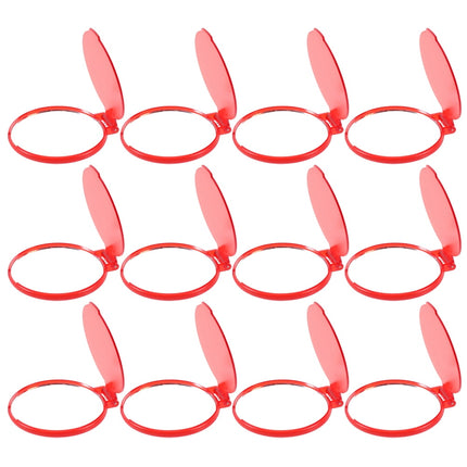 WHAMVOX 12 Pcs Mini Handheld Portable Makeup Mirror.