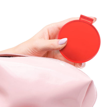 WHAMVOX 12 Pcs Mini Handheld Portable Makeup Mirror.