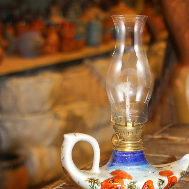WHAMVOX Transparent Replacement Globe for Kerosene Lamp Shade, Light Cover for Oil Lamps.