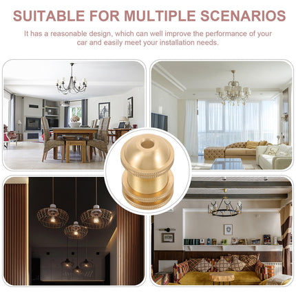 SKISUNO Replacement Lamp Socket 5x3.6in Copper for Floor Lamps 1Pcs.