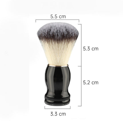Darzheoy Shaving Brush for Men with Black Wood Handle, Perfect Gifts for Men, Fathers Day Christmas Halloween Gifts Multicolor.