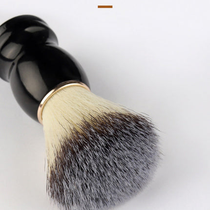 Darzheoy Shaving Brush for Men with Black Wood Handle, Perfect Gifts for Men, Fathers Day Christmas Halloween Gifts Multicolor.