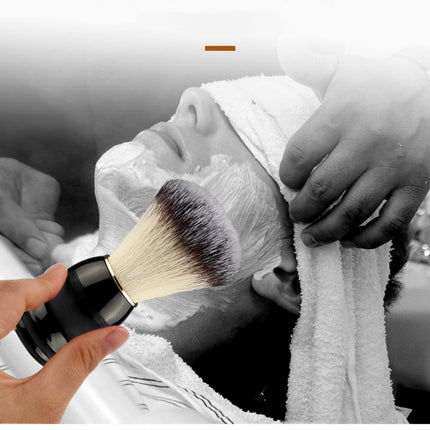 Darzheoy Shaving Brush for Men with Black Wood Handle, Perfect Gifts for Men, Fathers Day Christmas Halloween Gifts Multicolor.
