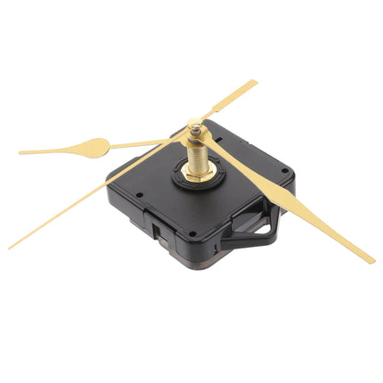 Silent Quartz Clock Movement Replacement Kit with Thread Shaft 11mm Clock Mechanism Parts No Battery Included.