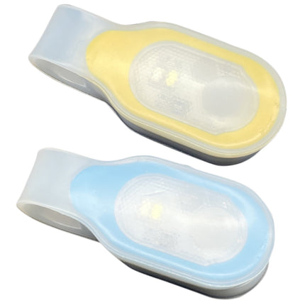 HOOWIFFY 2Pcs Clip On Cloths Light LED for Outdoor Walking and Running Night Visibility.