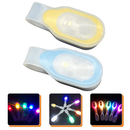 HOOWIFFY 2Pcs Clip On Cloths Light LED for Outdoor Walking and Running Night Visibility.